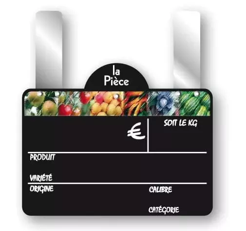 10 Ardoises 10x15cm Fra�cheur VOC disque pattes / 1507