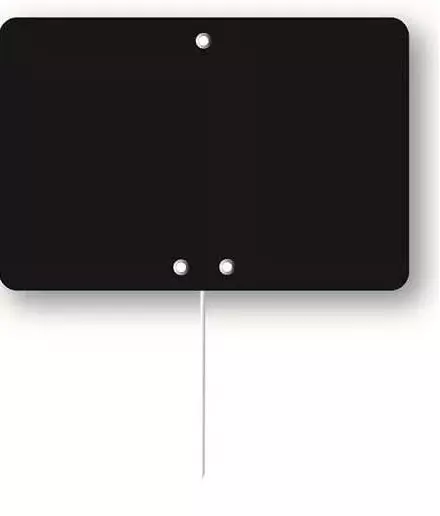 10 Ardoises Noire 10x15 pique inox / 1410