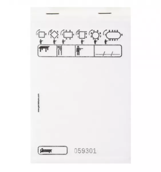 10 BLOCS COMMANDE DUPLICATA 50x2 FEUILLES 10x15 CM BLANC AUTOCOPIANT (100 UNIT�)