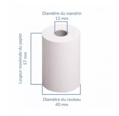 10 BOBINES THERMIQUES TPE 57X40X12
