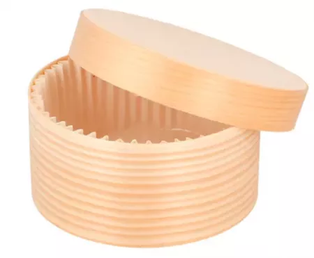 10 Boites Bois et Papier Silicone 8x4cm