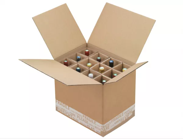 10 Caisses Exp�dition Renforc� 12 Bouteilles (voir + croisillons)