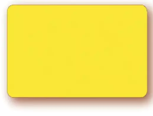 10 Etiquettes 6x4 Fluo JAUNE / 23003