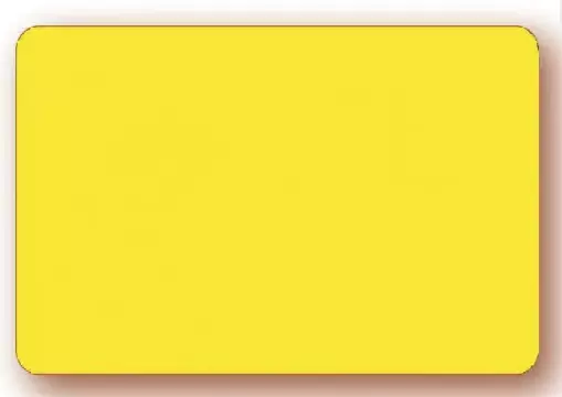 10 etiquettes 8x6 fluo jaune sans roulettes 