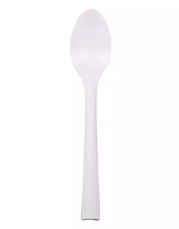10 GRANDE CUILLERE PP BLANCHE PICNIK INCASSABLE 18 CM