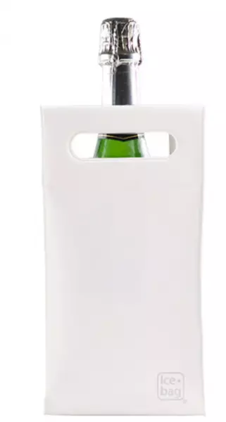 10 Ice.bag� SQUARE BLANC MAT 12+12x24cm