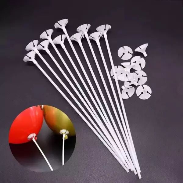 10 TIGES A BALLONS 40CM 100% CARTON 