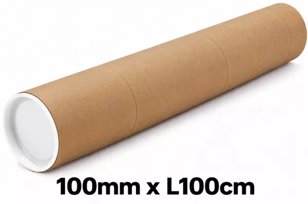 10 TUBES CARTON 100mm x 100cm