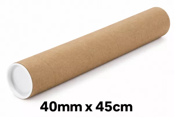 10 TUBES CARTON D40mm x L45cm