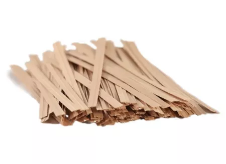 100 ATTACHES TWIST KRAFT 9.5CM