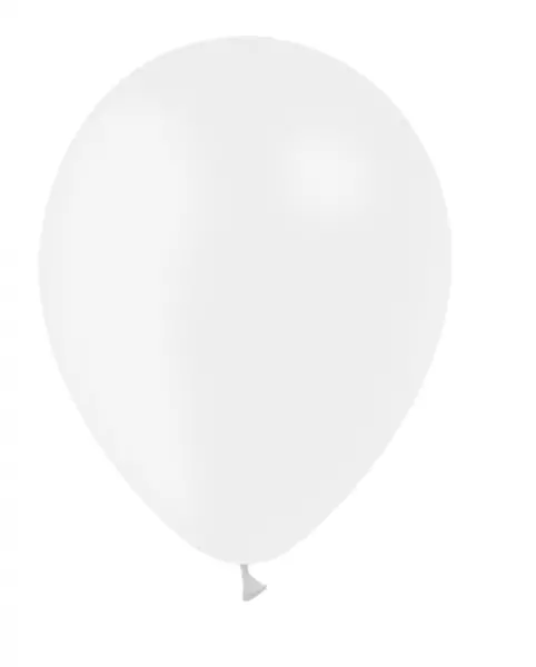 100 Ballons D30 BLANC