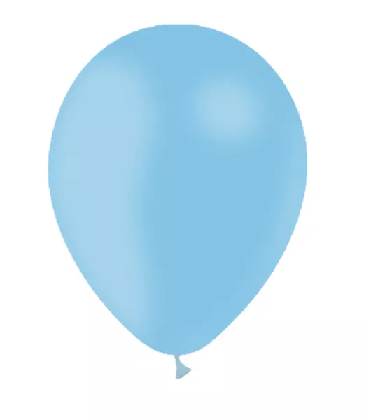 100 Ballons D30 BLEU CIEL
