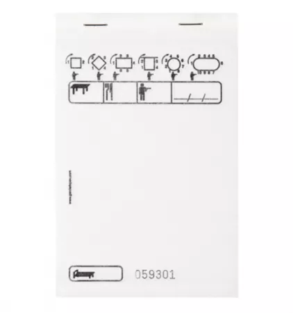 100 BLOCS COMMANDE DUPLICATA 50x2 FEUILLES 10x15 CM BLANC AUTOCOPIANT (100 UNIT&Eacute;)