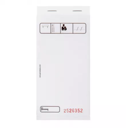100 BLOCS COMMANDES DUPLI 50x2 FEUILLES 7,5x15 CM BLANC AUTOCOPIANT+