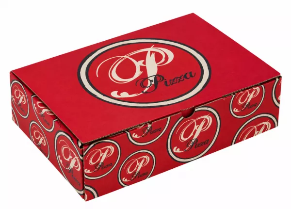 100 BOITES CALZONE ROUGE 17x27x7.2cm