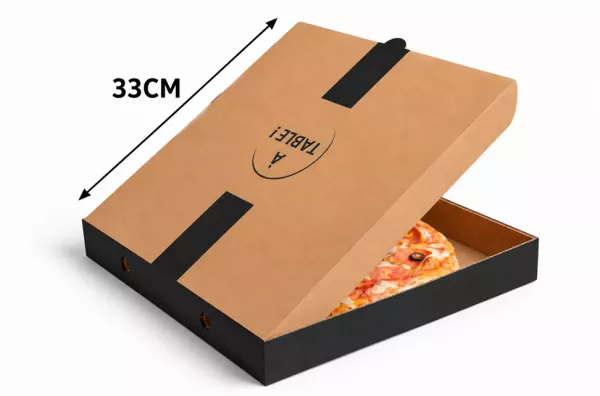 100 BOITES PIZZA A TABLE 33x33x3.5