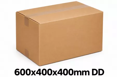 100 CAISSES CARTON DD 600x400x400mm