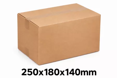 100 CAISSES CARTON SC 250x180x140mm