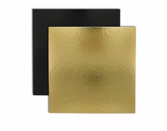 100 CARRES 20x20cm OR & NOIR