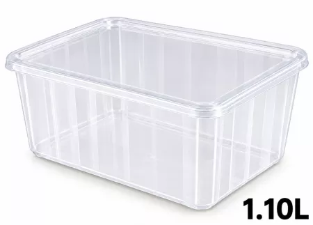 100 Cartybox Cristal PP Inject&eacute; 1.10L