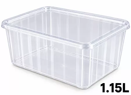 100 Cartybox Cristal PP Inject&eacute; 1.15L