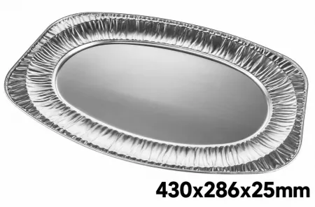 100 PLATS OVALES ALU - PP450