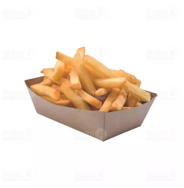 1000 Barquettes Carton Kraft Brun 100x60x40mm BQKRATPM