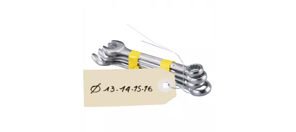1000 Etiquettes Am�ricaines Fil de Fer 57x120