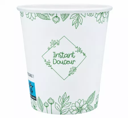 1000 GOBELETS CARTON INSTANT DOUCEUR 18CL