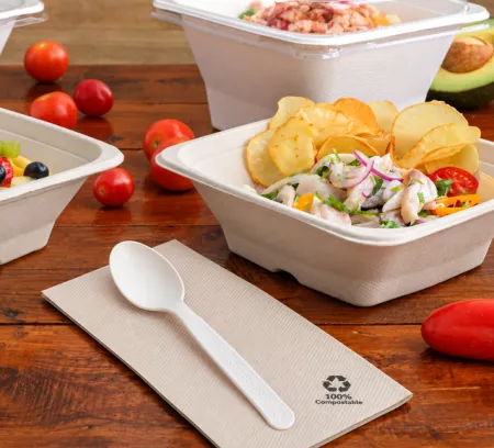 1000 GRANDES CUILLERES BIODEGRADABLE COMPOSTABLE