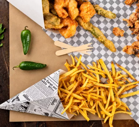 1000 PIQUES FRITES BOIS 8.5CM