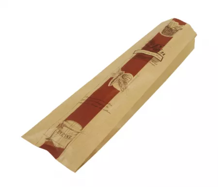 1000 SACS BAGUETTES KRAFT 90+35x410 
