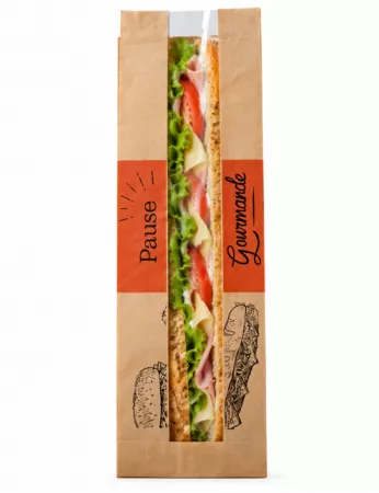 1000 SACS PAUSE GOURMANDE + FENETRE - 100+60x340mm 