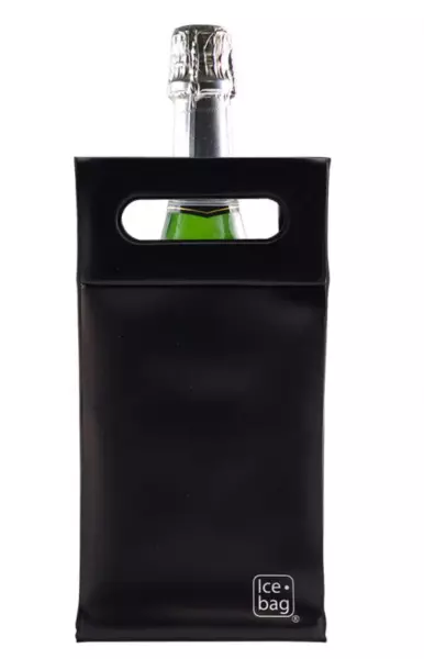 10Ice.bag� SQUARE NOIR MAT 12+12x24cm