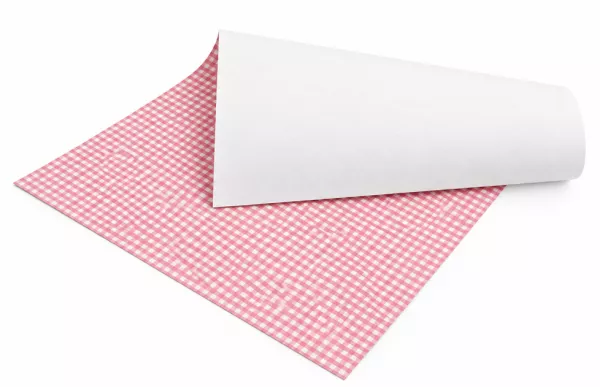 10KGS PAPIER DUPLEX VICHY ROSE 25x32CM