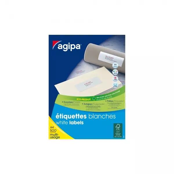 12000 Etiquettes Blanches 70x35 sur A4