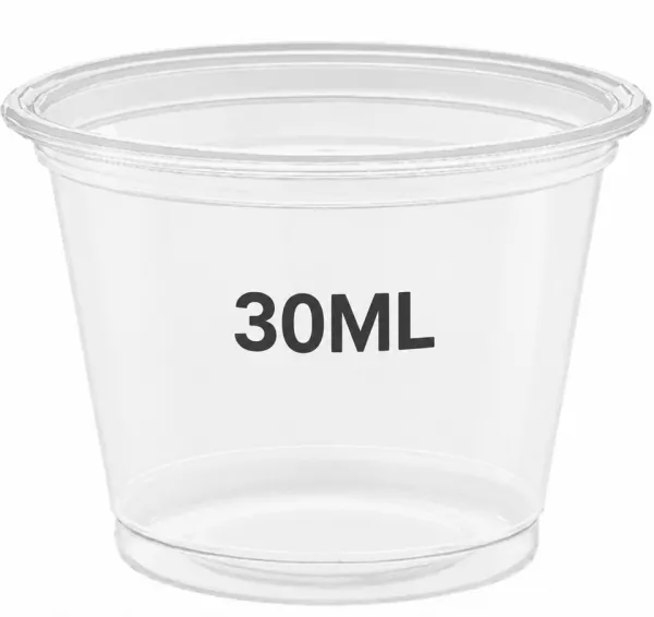 125 POTS SAUCES PP TRANSPARENT 30ML 