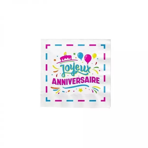  16 Serviettes papier 33 x 33cm  JOYEU
