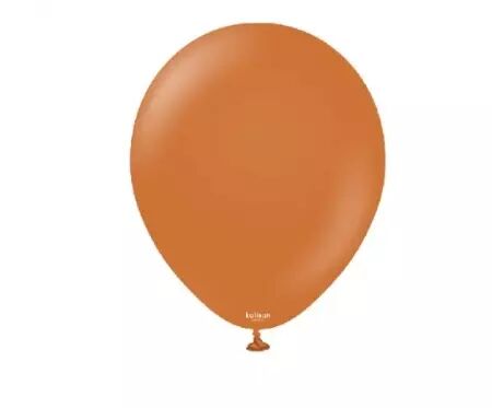 20 BALLONS COULEUR CARAMEL KALISAN
