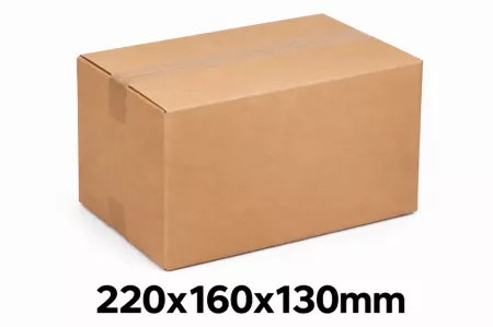 20 CAISSES CARTON SC 220x160x130mm