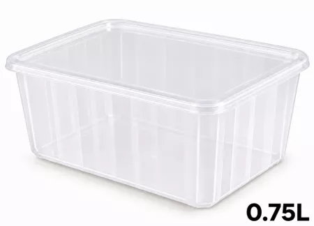 200 Cartybox Cristal PP Inject&eacute; 0.75L
