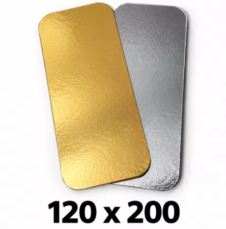 200 PLAQUES OR ARGENT 120X200