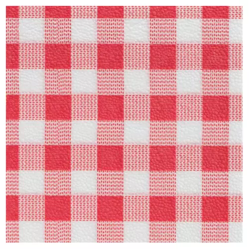200 Serviettes 30x30 1 Plis VICHY ROUGE