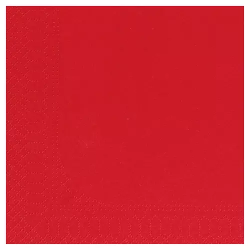 200 Serviettes 30x30 2 Plis ROUGE