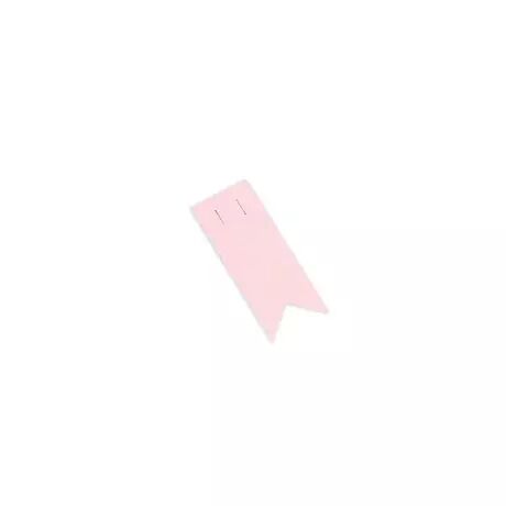 24 Etiquettes Fanions Rose Poudre