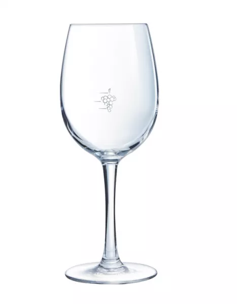 24 VERRES A PIED VIN AU VERRE CABERNET GRAPPE 35CL