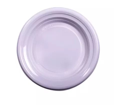 25 Assiettes D22 PP Creuses R�utilisable 20gr BLANC