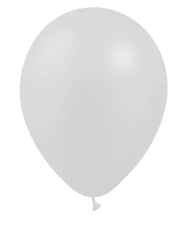 25 Ballons Latex 12\  ARGENT BRILLANT
