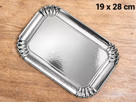 25 PLATEAUX ARGENT 19X28