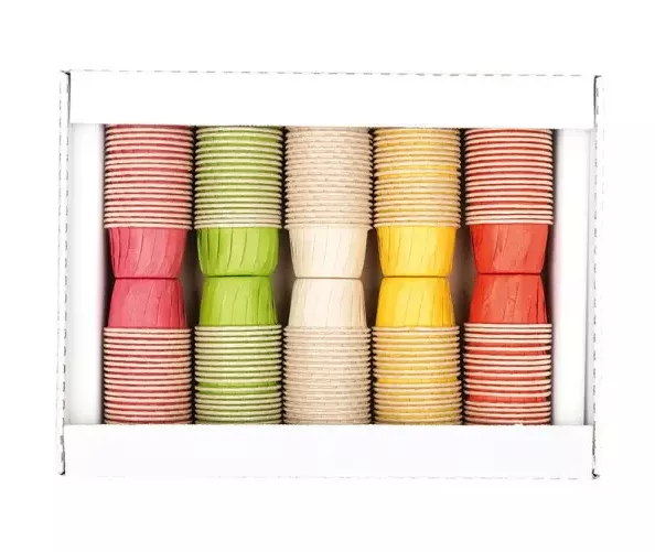 250 Caissettes Cuisine Couleur D38H30